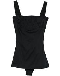 GIMAGUAS - Square-Neck Bodysuit - Lyst