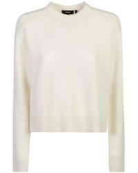 Theory - Cropped-Pullover Aus Kaschmir - Lyst