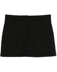 KARL LAGERFELD - Logo-Plaque Mini Skorts - Lyst