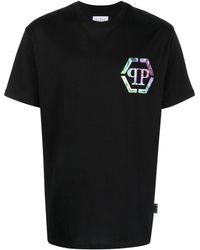 Philipp Plein - T-shirt SS PP Glass à logo imprimé - Lyst