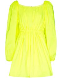 Valentino Garavani - Puff Sleeve Mini Dress - Lyst