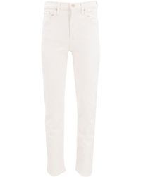 Mother - The Tomcat High-rise Straight-leg Jeans - Lyst