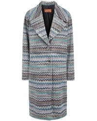 Missoni - Abrigo con motivo en zigzag - Lyst
