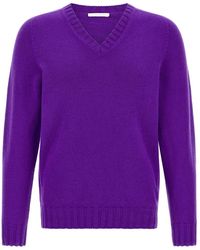 Oliver Lattughi - V-Neck Cashmere Sweater - Lyst