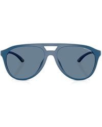 ARMANI EXCHANGE - Pilot-Frame Sunglasses - Lyst