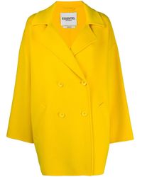 Essentiel Antwerp Varavaggio Oversized Coat - Yellow