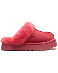 UGG - Disquette Shearling Platform Slippers - Lyst