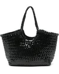 Dragon Diffusion - Braided Handle Woven Tote Bag - Lyst
