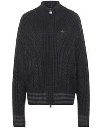 adidas - Cable-Knit Firebird Track Top - Lyst