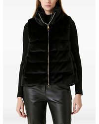 Herno - Gilet Matelassé En Fourrure Artificielle - Lyst