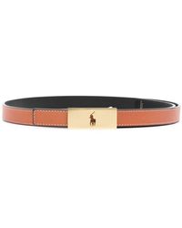 Polo Ralph Lauren - Polo Id Leather Belt - Lyst