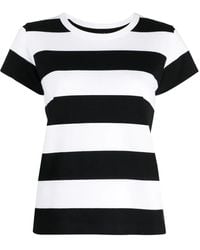 agnès b. - Striped Cotton T-Shirt - Lyst
