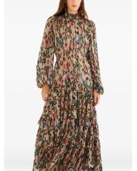 FARM Rio - Maxi-Jurk Met Ruches En Bloemenprint - Lyst