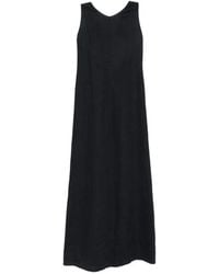 Aspesi - Robe Longue À Liens À Nouert Et Découpe - Lyst
