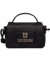 Love Moschino - Logo-Plaque Tote Bag - Lyst