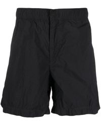 C.P. Company - Black Swim Trunks With Concealed Fastening In Nylon Man - Lyst