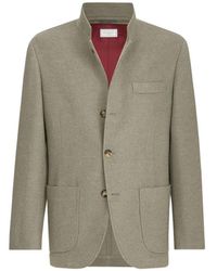 Brunello Cucinelli - Lightweight Water-Resistant Cashmere Outerwear Blazer - Lyst