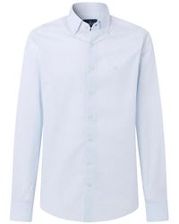 Hackett - Camicia City Deck A Righe - Lyst