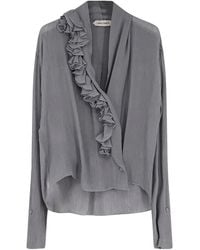 Alberta Ferretti - Ruffled Top - Lyst