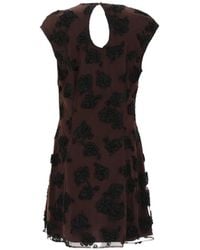 ROTATE BIRGER CHRISTENSEN - Floral-Motif Mini Dress - Lyst