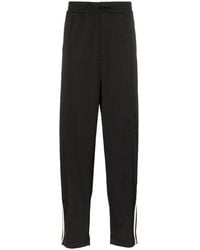Y-3 - Wide Leg 3-Stripe Sweatpants - Lyst