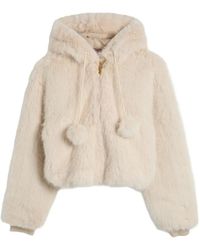 Juicy Couture - Hooded Faux-Fur Jacket - Lyst