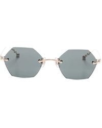 Megane and Me - Luca Geometric-Frame Sunglasses - Lyst