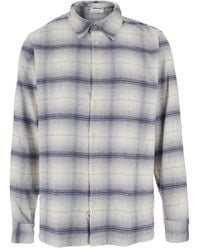 Won Hundred - Classic-Collar Check Shirt - Lyst