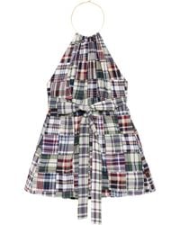 Cynthia Rowley - Marisol Madras Checked Dress - Lyst
