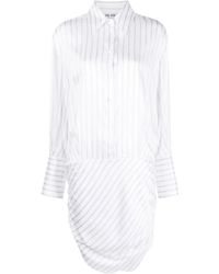 The Attico - Robe-Chemise Hatty À Rayures - Lyst