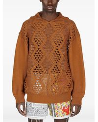 Children of the discordance - Open-Knit Hoodie - Lyst