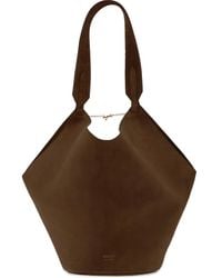 KHAITE - Suède Schoudertas - Lyst