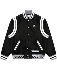 Aape By A Bathing Ape - Moonface Contrasting-Stripes Bomber Jacket - Lyst
