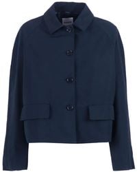 Aspesi - Raglan-Sleeve Flap-Pocket Jacket - Lyst