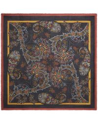 Etro - Printed Cashmere And Silk Shawl - Lyst