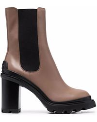Tod's - Block-Heel Chelsea Boots - Lyst