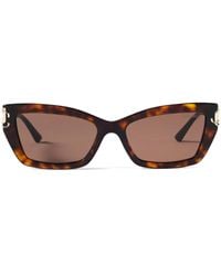 Jimmy Choo - Isla Sonnenbrille Mit Cat-Eye-Gestell - Lyst