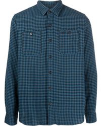 RRL - Check-pattern Long-sleeve Shirt - Lyst
