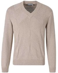 Canali - Pullover Mit V-Ausschnitt - Lyst