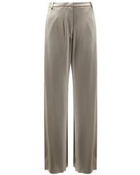 Alysi - Rear Welt-Pocket Palazzo Pants - Lyst