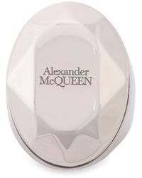 Alexander McQueen - Faceted Stone Ring - Lyst