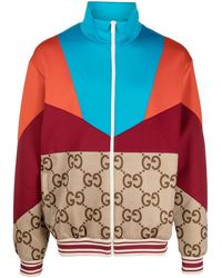 Gucci - Chaqueta de chándal con diseño colour block - Lyst