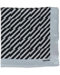 Tom Ford - Geometric-Print Pocket Square - Lyst