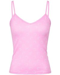 Marine Serre - Moon-Detail Crop Top - Lyst