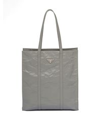 Prada - Medium Nappa Leather Tote Bag - Lyst