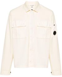C.P. Company - Lens-detail Cotton Shirt - Lyst