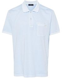 Fay - Logo-embroidered Polo Shirt - Lyst