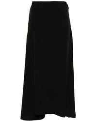 Y's Yohji Yamamoto - Asymmetric Flare Pants - Lyst