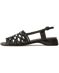 Hereu - Alzira Woven-Detail Sandals - Lyst