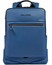 Piquadro - Water-Resistant Laptop Backpack - Lyst